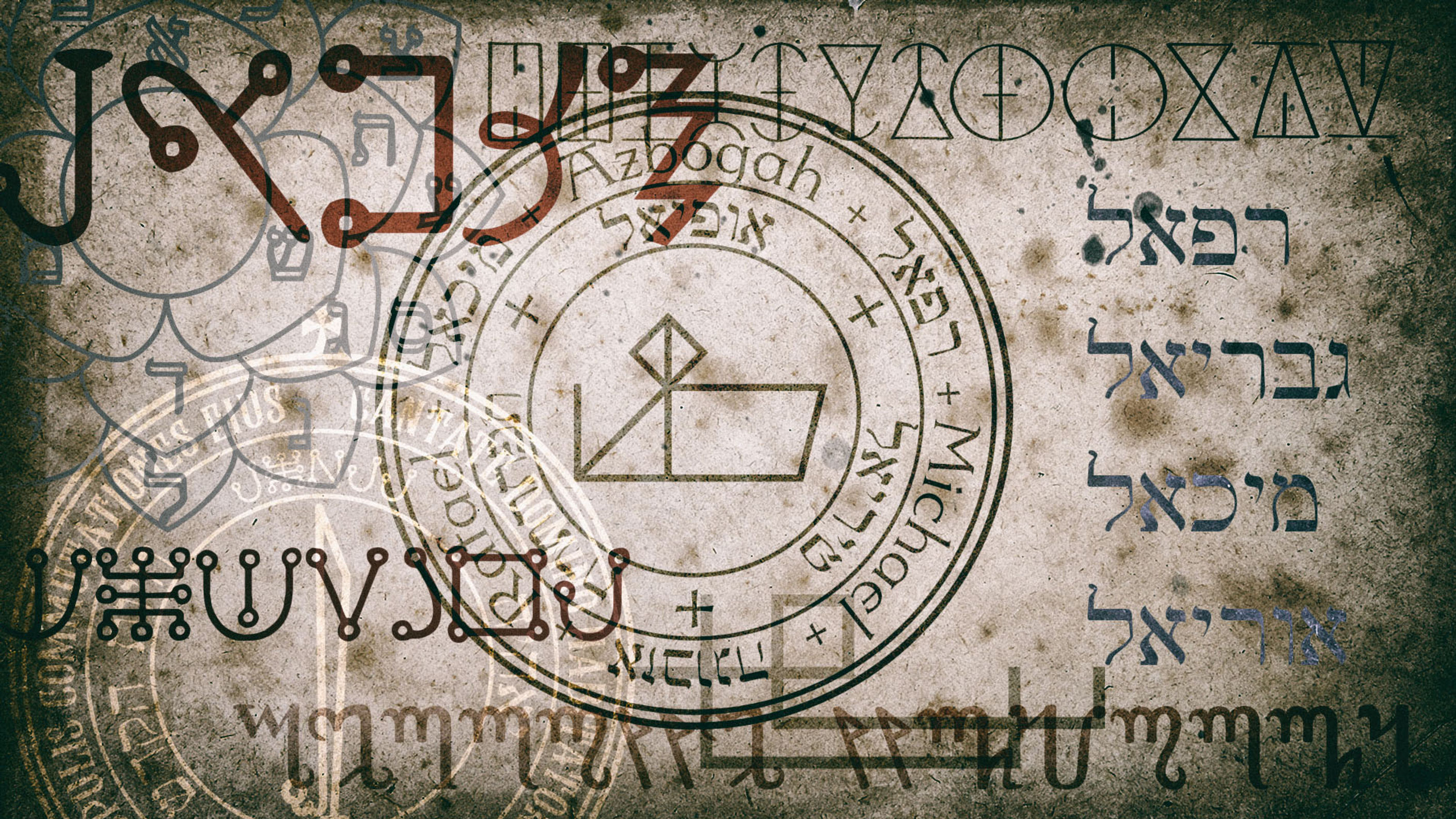 Wysoka Magia - starożytne symbole, dawne alfabety, magiczne talizmany, potężne sygile i kwadraty magiczne.